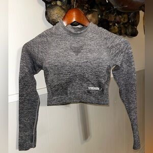 Gymshark Women's Charcoal Crop Top